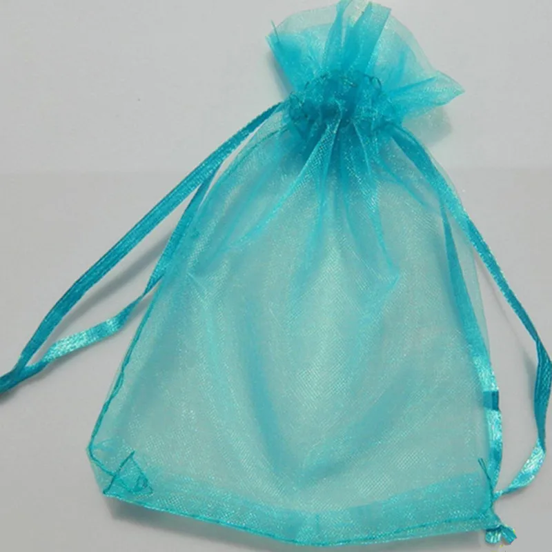 Мешочки из органзы для ювелирных украшений пакеты на завязках свадебной