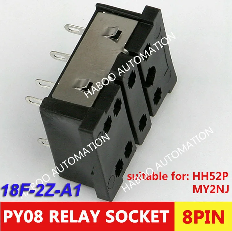 10 шт./лот 8 контактная розетка переключателя типа pcb PY08 Мини подходит для реле