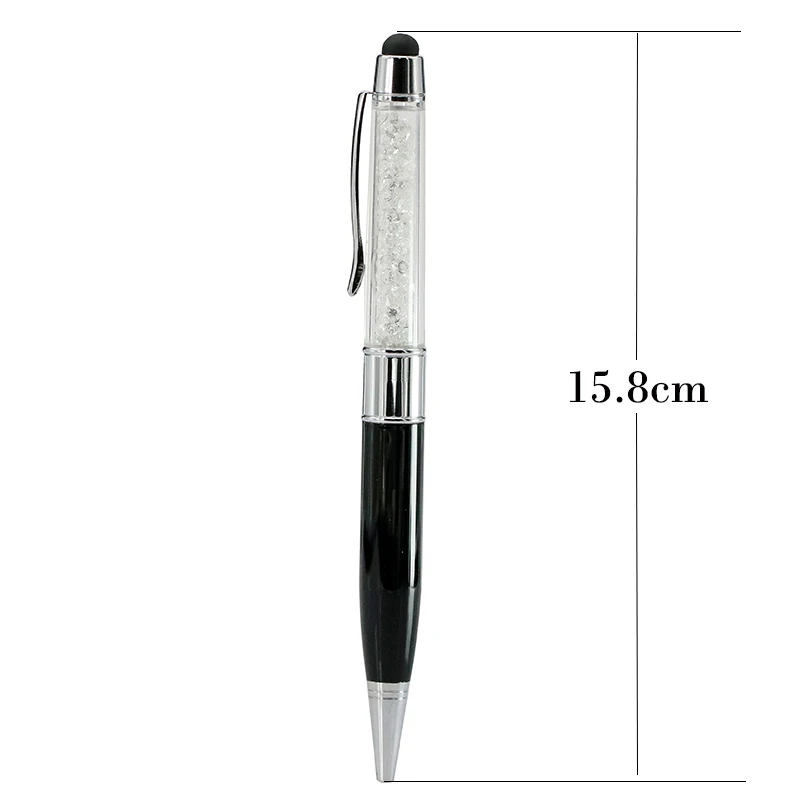 Флэш накопитель USB с кристаллами U диск емкостная ручка шариковая тройной флеш 8