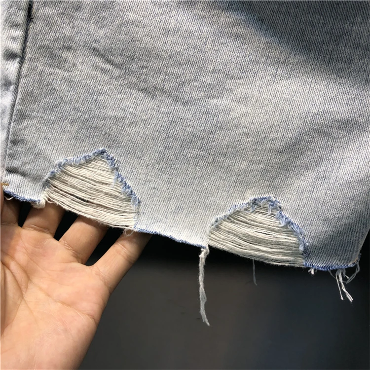 Женские джинсовые шорты с высокой талией летние свободные однобортные широкими