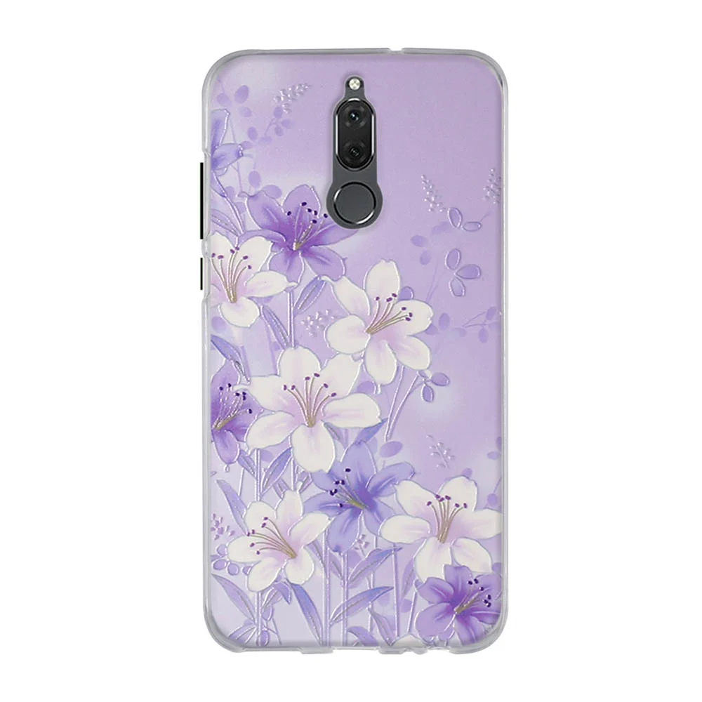 For Huawei Mate 10 Lite Case Cover Soft TPU Protector for nova 2i 3D Print honor 9i Silicone | Мобильные телефоны и