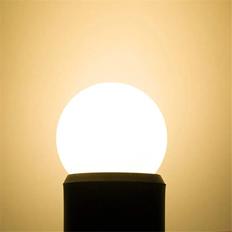 6 шт./лот G45 2 Вт Led глобус Свет E27 белый корпус светодиодные лампы теплый холодный