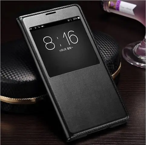 S5 i9600 искусственная кожа флип чехол для Samsung Galaxy роскошный вид окна оригинальный