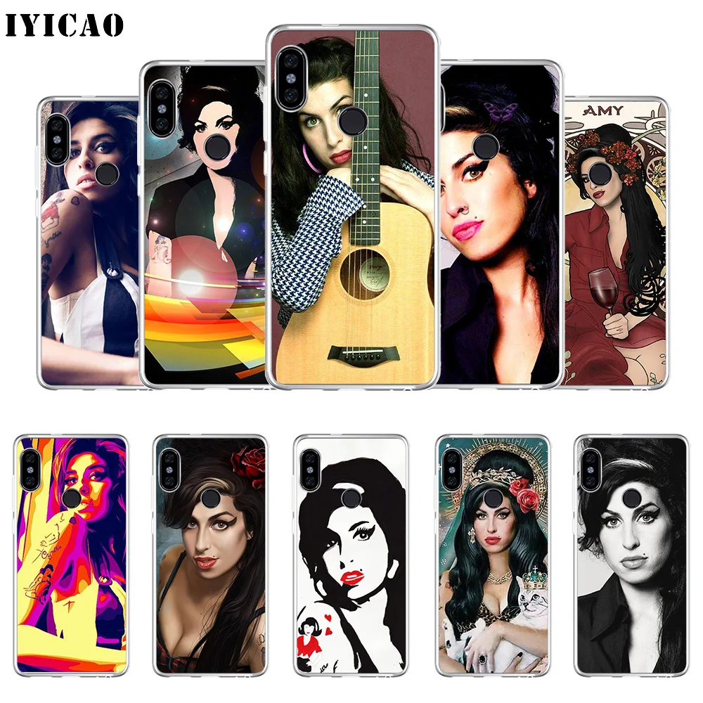 IYICAO Amy Winehouse Мягкий силиконовый чехол для телефона Xiaomi Redmi 4A 5A 6A Note 7 6 5 Pro Plus 4X Prime