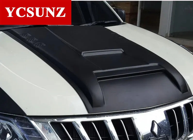 Черная крышка капота для Mitsubishi l200 Triton Pajero Sport крышка капота для Mitsubishi для Ycsunz