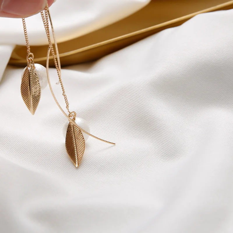 Новые простые дизайнерские геометрические u-образные серьги для ушей хлопковые