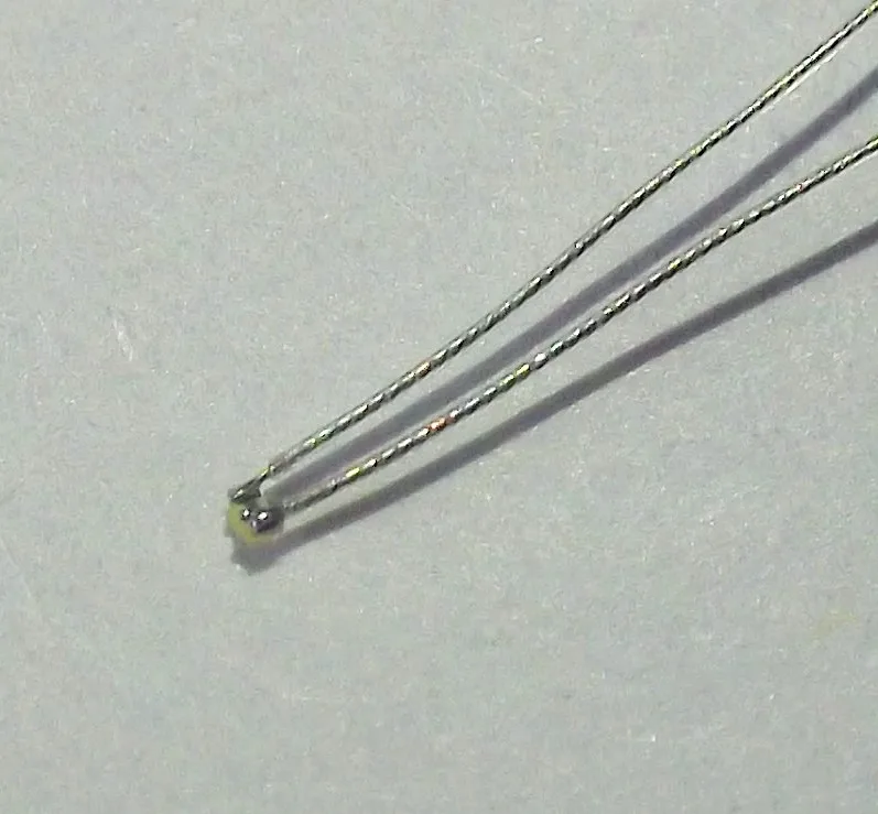 F0402WW теплый белый 20 шт 0 28 мм Micro Litz Проводные провода предварительно припаянные SMD