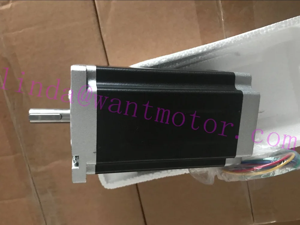Мощный двигатель! CNC Wantai Nema34 шаговый двигатель 151 унц ин 12 7 мм 6A ключевой путь Вал CE