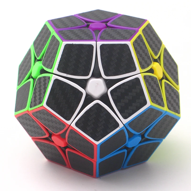 

2x2 Colorful Dodecahedron Magic Cube Carbon Fiber Sticker Master-Kilominx Cubo Magico Puzzle Children Educational Toy (S5