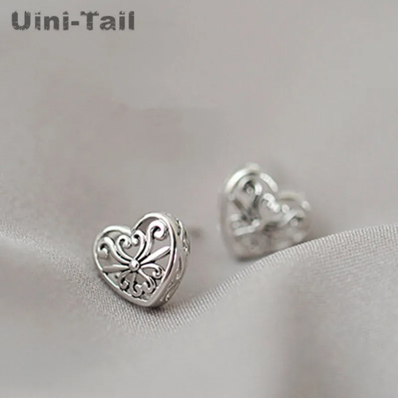 Uini-Tail классические популярные серьги из стерлингового серебра 925 пробы с