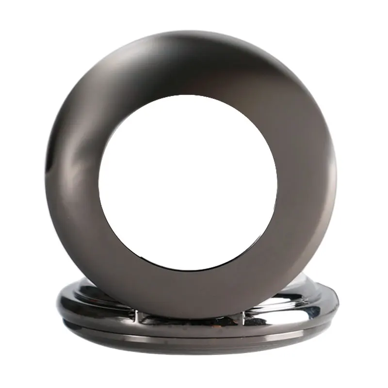 Christmas Gifts Steampunk Clock Pocket Watch Pendant Necklace Women Smooth Case Pendant Vintage Luxury Automatic Mechanical Gift