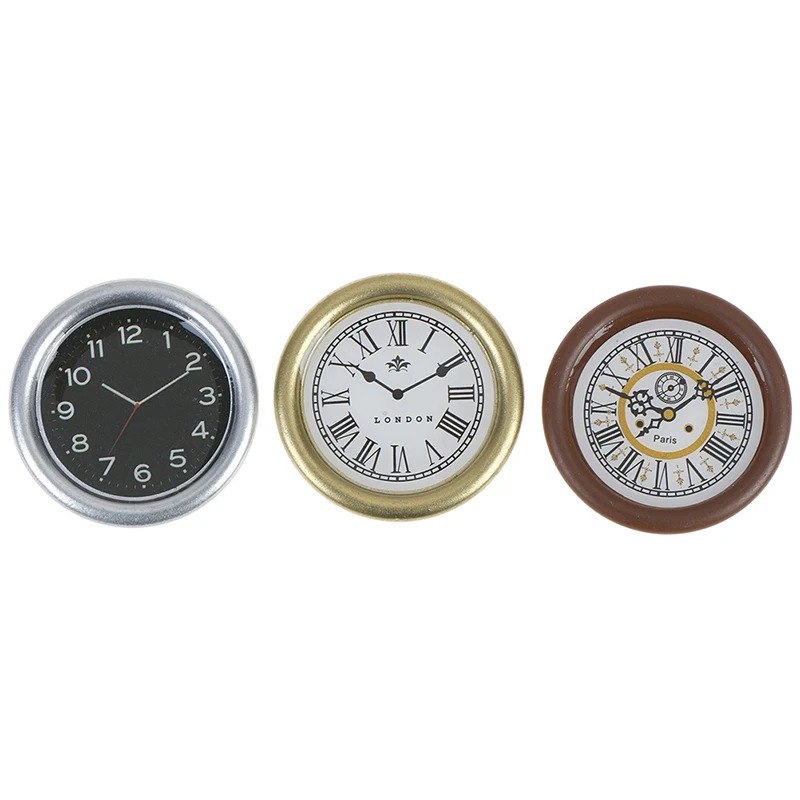 1:12 весы из смолы кукольный домик миниатюрные настенные часы игровой Miniaturas