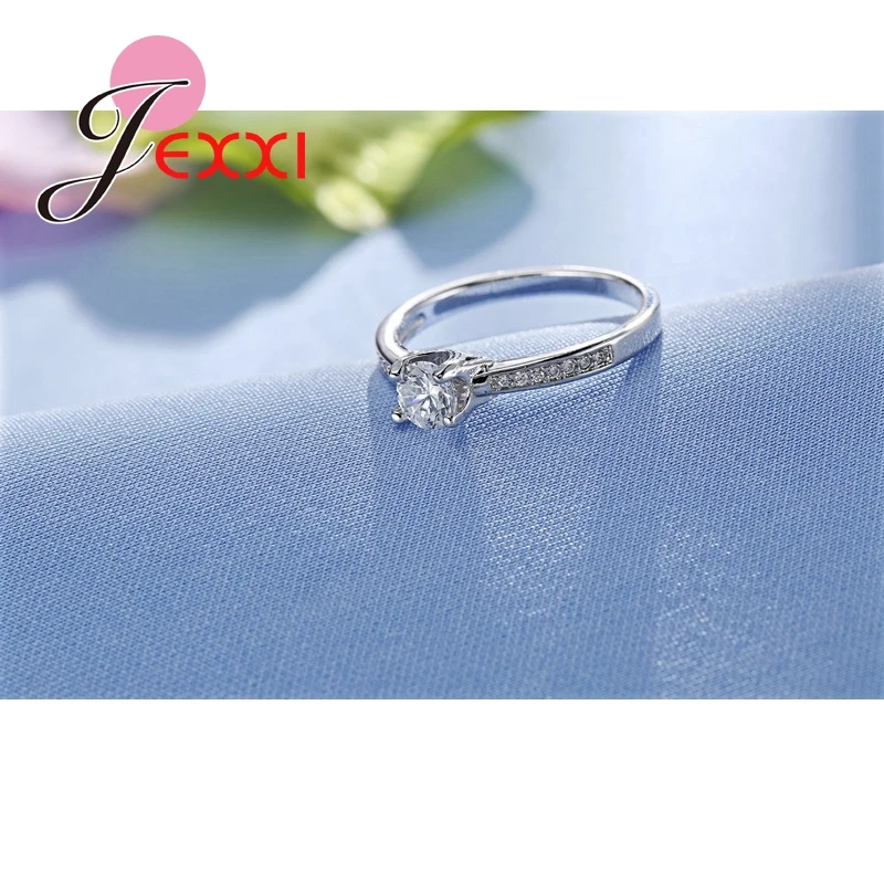 Женское кольцо из серебра 925 пробы с фианитом|finger ring|925 sterling silver ringsterling rings |