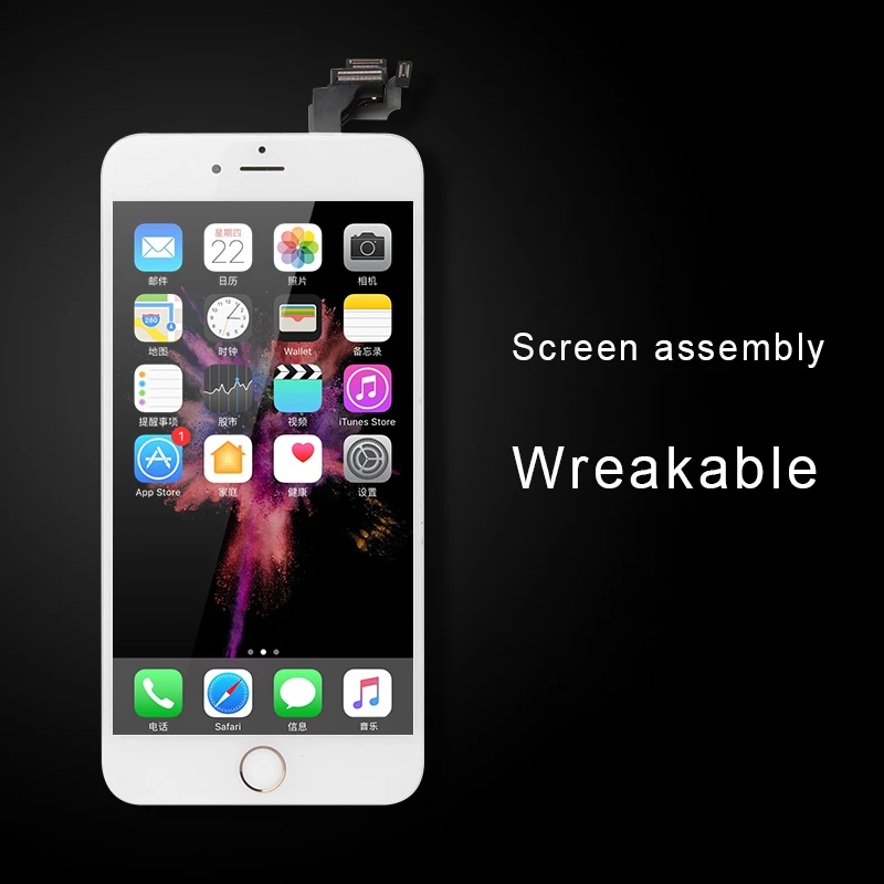 Роскошный ЖК-дисплей для iPhone 6S 6 7, 3D сенсорный экран для iPhone 5S 5, модуль для мобильного телефона, дигитайзер в сборе, без битых пикселей+ Инструменты