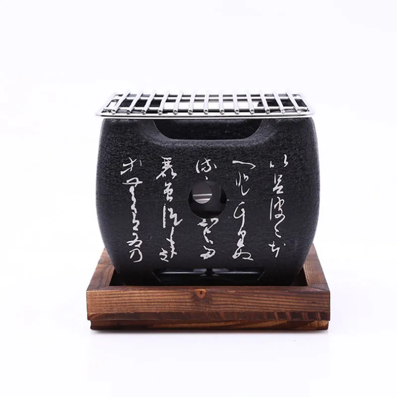 Японский брикет из алюминиевого сплава гриль для древесного угля портативные