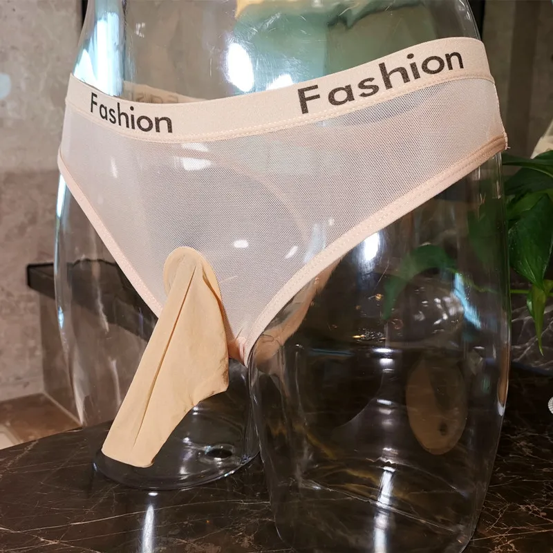 Мужские прозрачные стринги мужские Слоны G String пикантные сетчатая Мужская Крышка