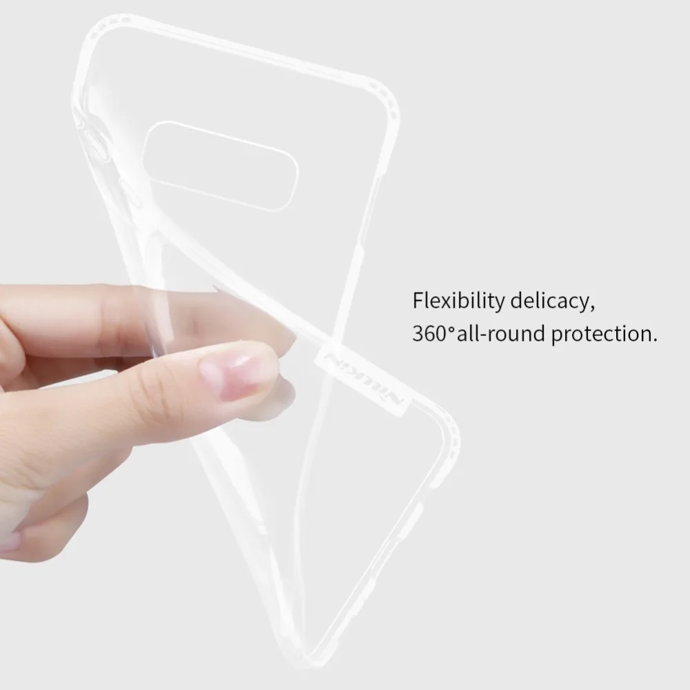 Чехол Nillkin силиконовый для Samsung Galaxy S10 E мягкий прозрачный чехол из тпу телефона