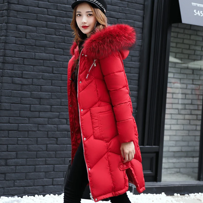 2018 Новый Для женщин зимняя куртка Повседневное модные женские туфли парка с