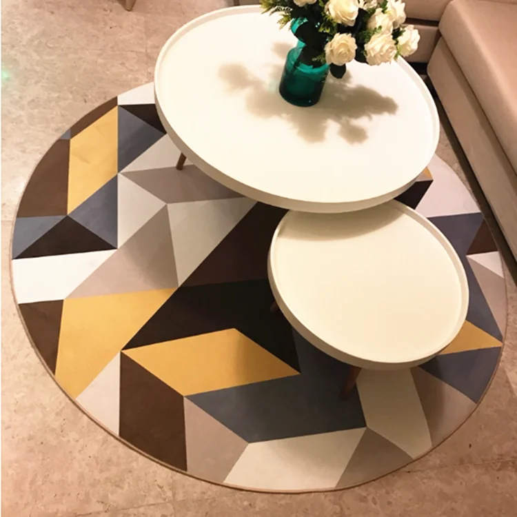 

European Simplicity Round Carpets For Living Room Computer Chair Area Rug Children Play Tent Rugs And Carpets Cloakroom Carpet