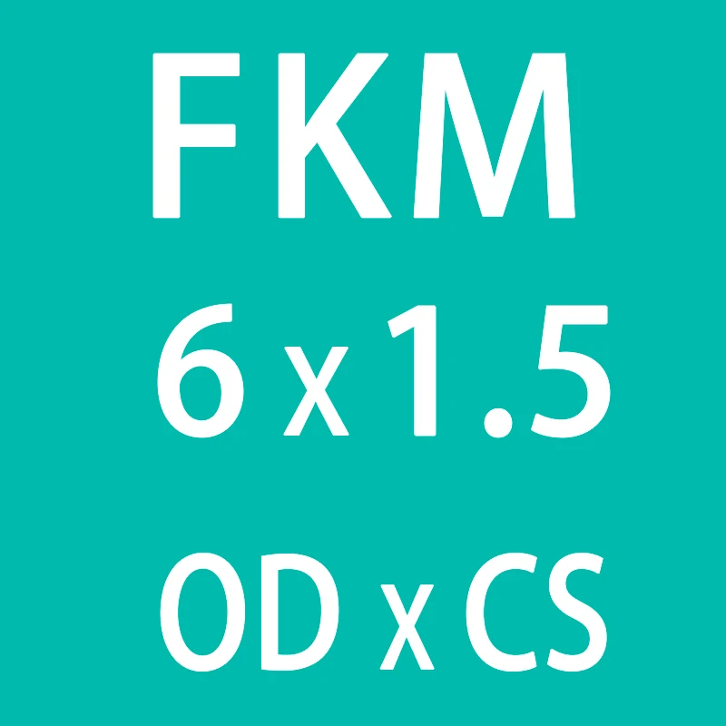 10 шт./лот резиновое кольцо зеленый FKM уплотнительные кольца уплотнения 1,5 мм толщина OD5/5,5/6/6,5/7/8/8,5/9/10,5 мм уплотнительное уплотнение Прокладка топливной шайбы - Цвет: OD6mm