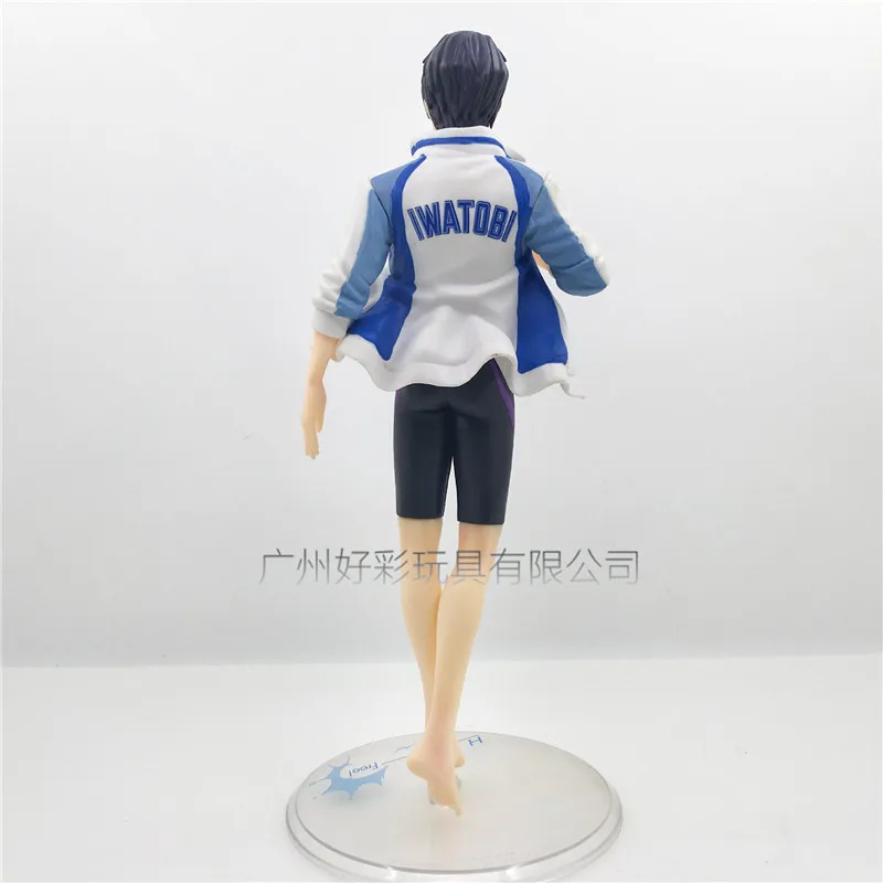 Новинка 22 см аниме бесплатно! Iwatobi swim Club Haruka Nanase 1/8 ПВХ фигурка Коллекционная модель игрушки