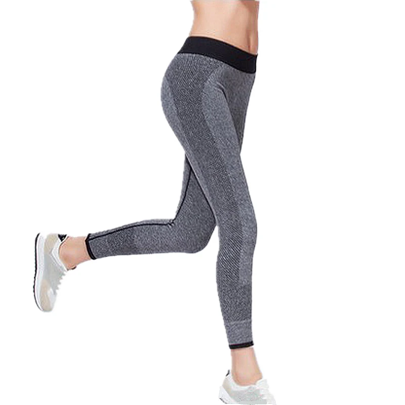 Эластичные Для женщин тренажерный зал работает колготки Горячая Фитнес и