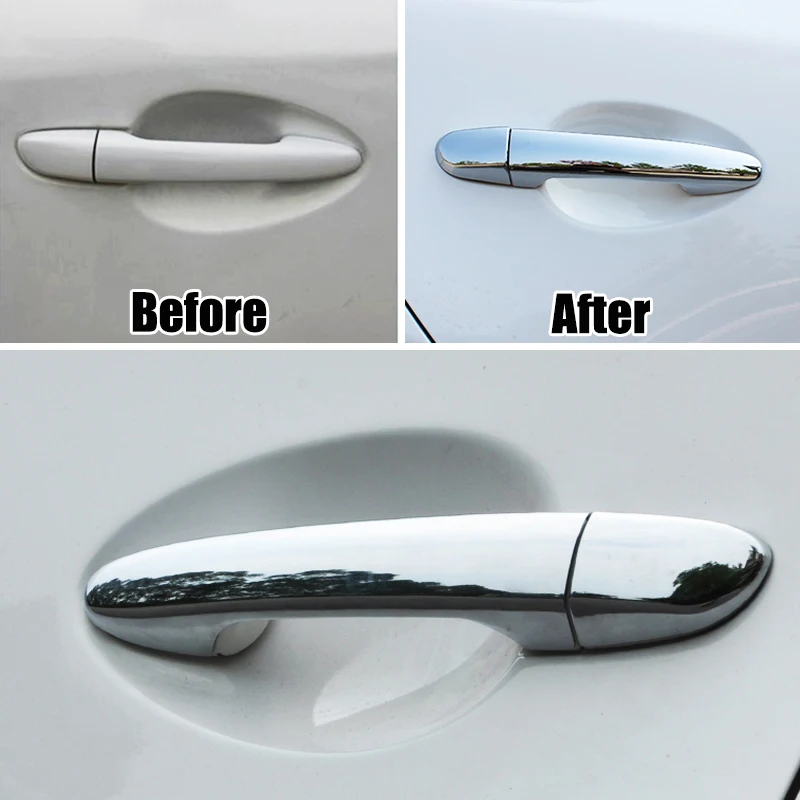 8 шт. хромированная крышка для дверной ручки Mazda 3 Axela M3 2014 2015 2016 2017 LHD | Автомобили и