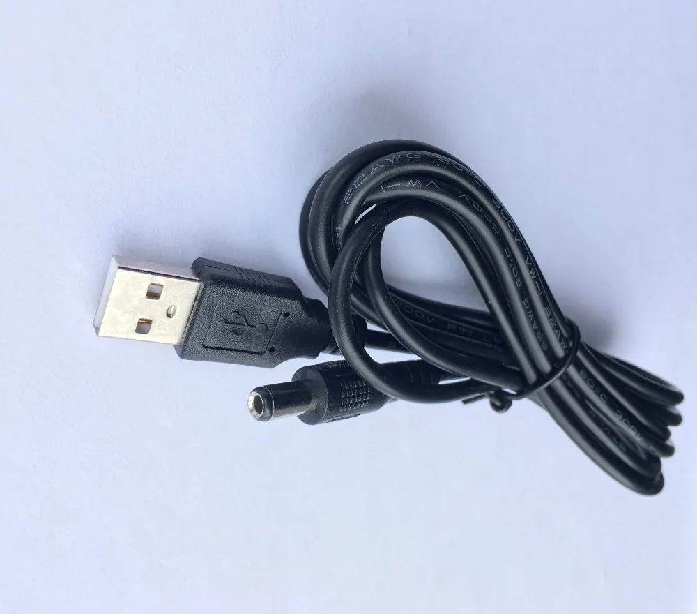 22 AWG USB 2 0 тип А штекер до 5 мм x питания постоянного тока разъем кабеля 6 футов м|male