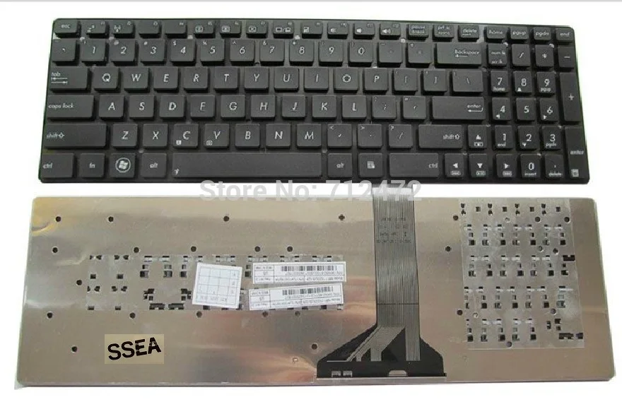 

Новая клавиатура для ноутбука ASUS K55 K55A K55N K55V K55VJ K55VM K55VD K55VJ K55VS без рамки K55XI