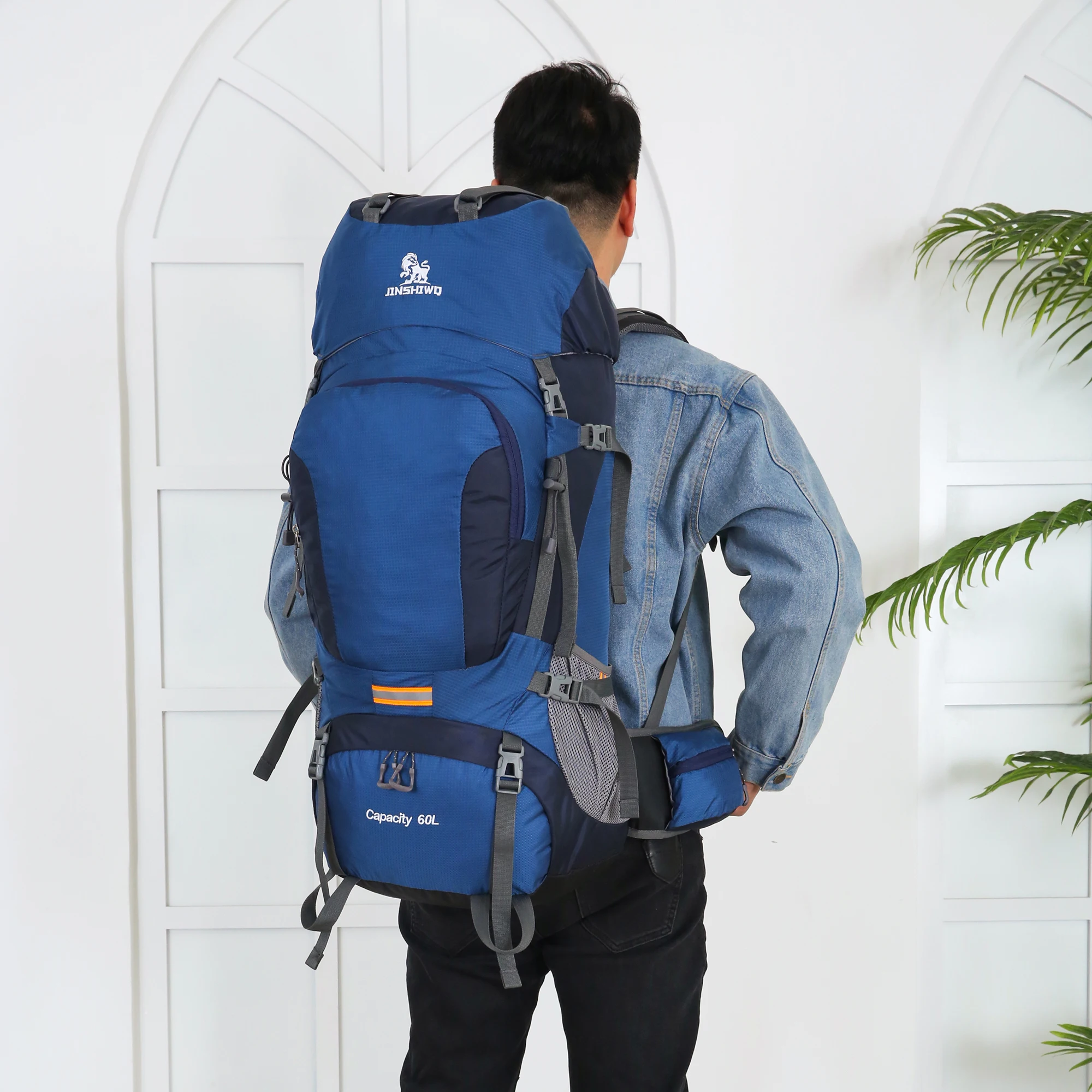60L Climbing Hiking Outdoor Backpack Waterproof Women&ampMen Bag Camping Mountaineering Sport Bike Travel Bags | Спорт и развлечения