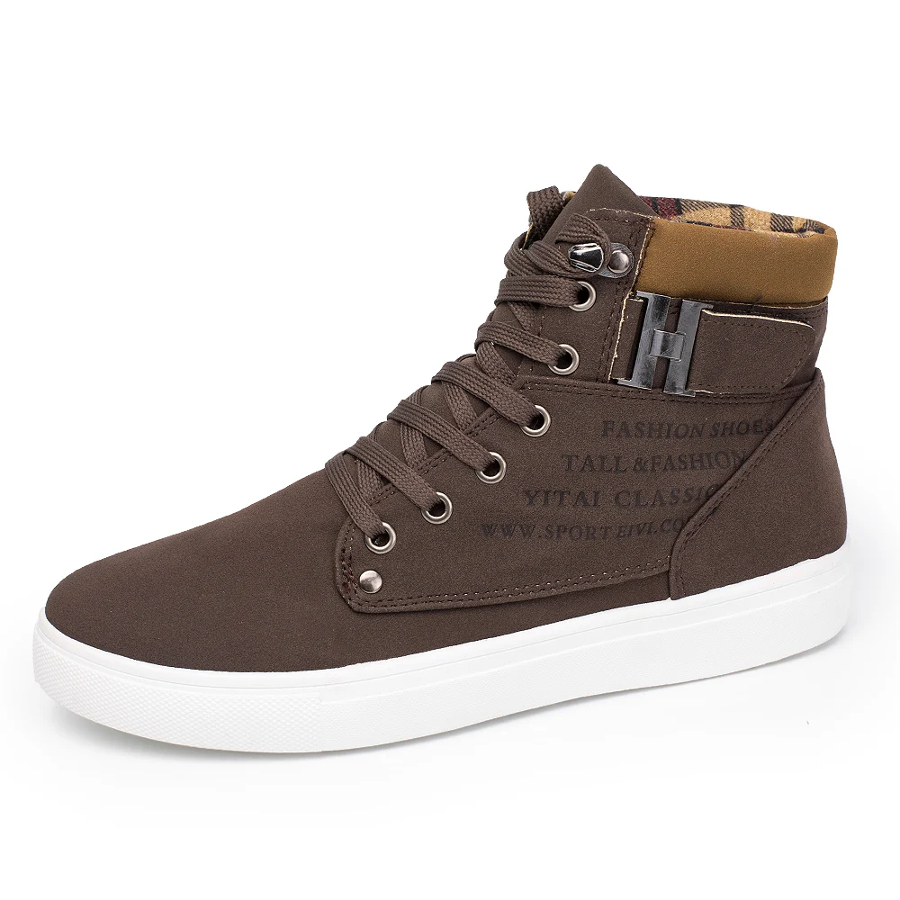 ZYYZYM Spring Autumn Men Casual Shoes Help Style Classic Rubber Fashion Sneakers Fur Man Hot Sale | Обувь