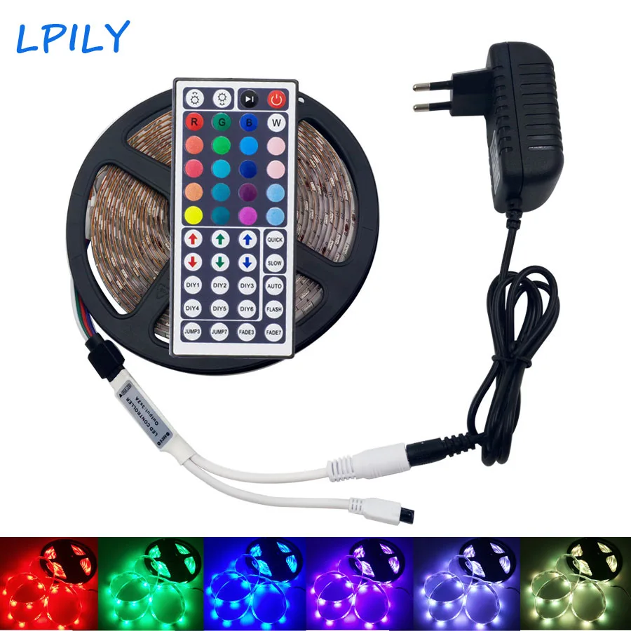 5050 RGB Светодиодные ленты свет 5 м SMD Светодиодная лента светодио дный