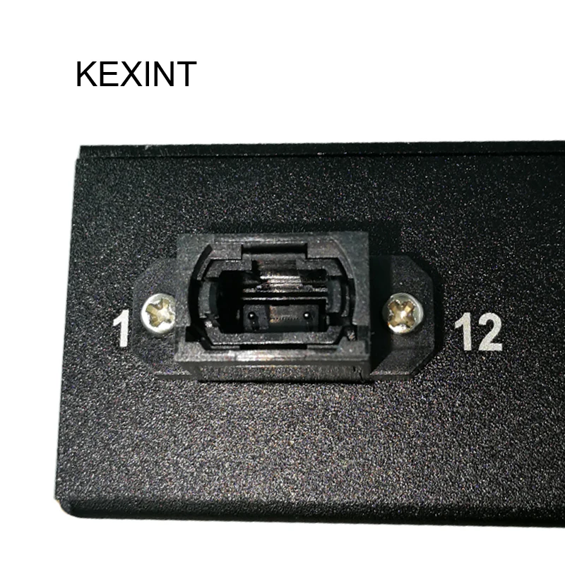 Одномодовая коробка KEXINT Fiber MTP 12 MTP/MPO to Quad LC одномодовая кассета |