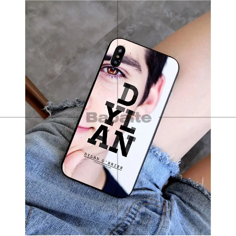 Babaite Американский сериал Teen Wolf Dylan О 'бриен черный ТПУ чехол для телефона Apple iPhone 8 7 6 6 S Plus X XS MAX 5 5S SE XR чехол - Цвет: A9