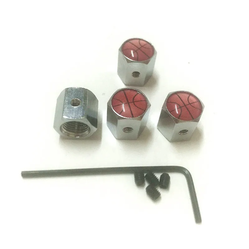 4 шт./лот баскетбольный логотип Противоугонный автомобильный значок колпачок