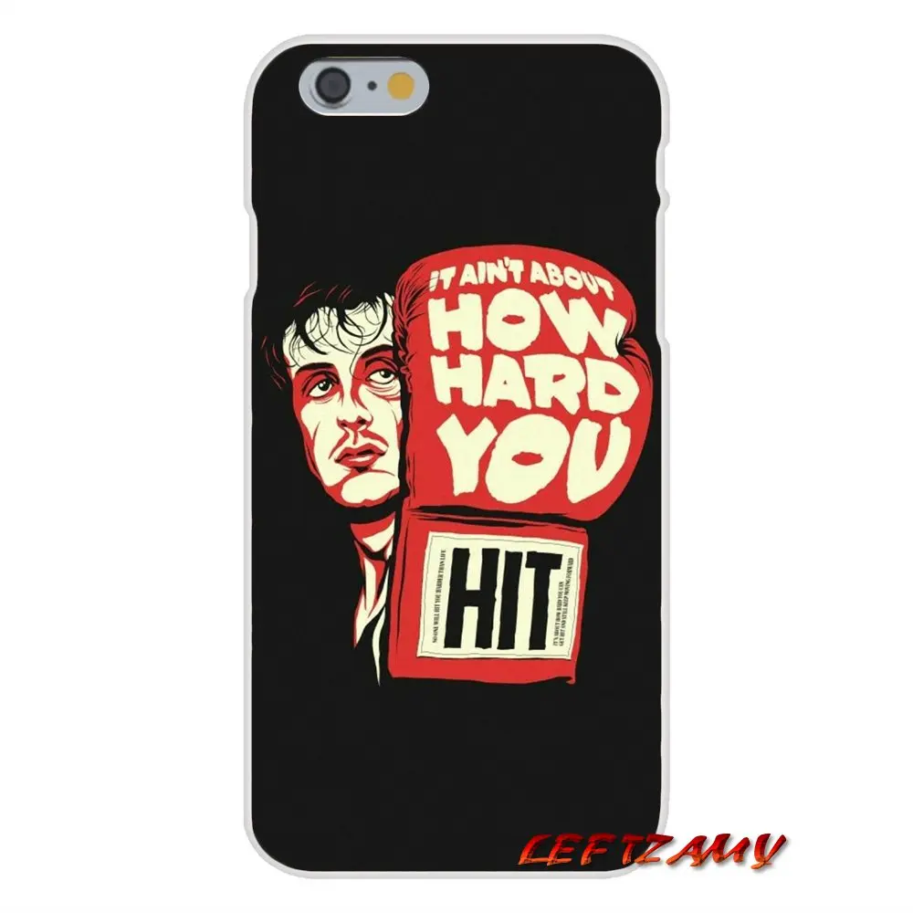 Чехол для мобильного телефона с мотивационными словами rocky balboa iPhone X XR XS MAX 4 4S 5 5S 5C