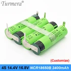 4s батарея 18650 пакет ncr18650b 3400mah 16,8 v 14,4 v сварочный припой батарея для отвертки инструменты батарея по индивидуальному заказу