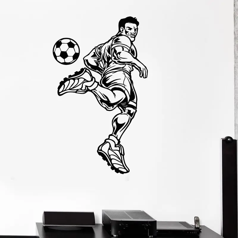 Наклейка для футбольного игрока спортивный декор шлемы украшение детской