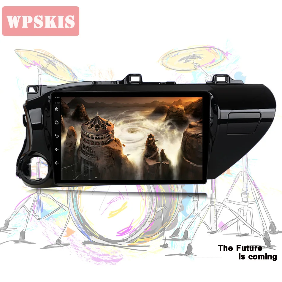 Восьмиядерный Android 10 0 автомобильный DVD видео плеер радио аудио стерео