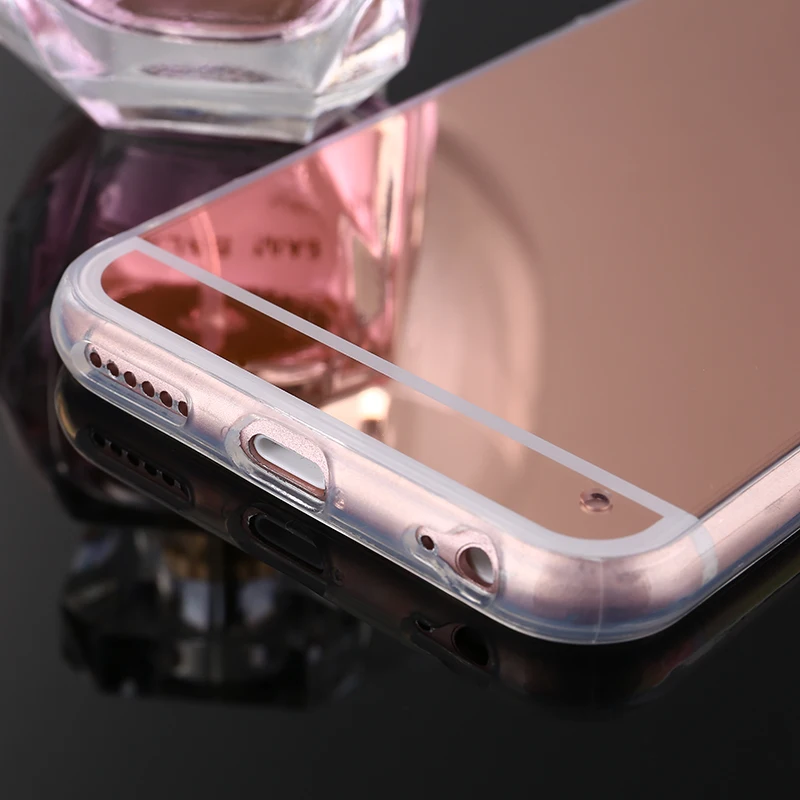 Горячие зеркало гальванических мягкий ясности TPU чехол для iPhone 6 S 4.7 дюймов/6 плюс