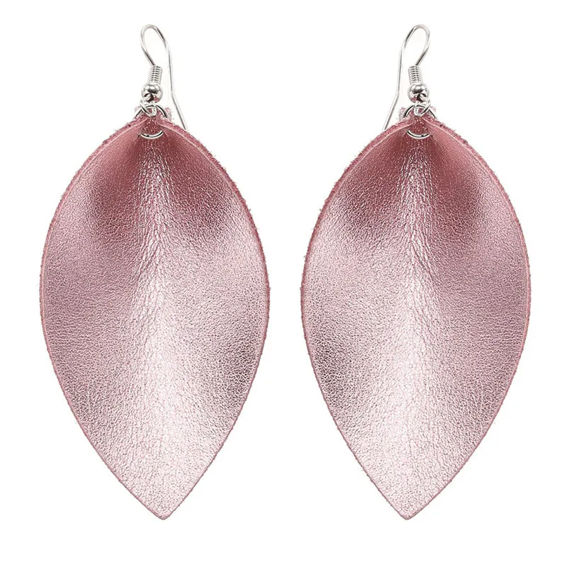 Женские серьги в форме листа LASPERAL винтажные золотые стиле бохо модные ювелирные