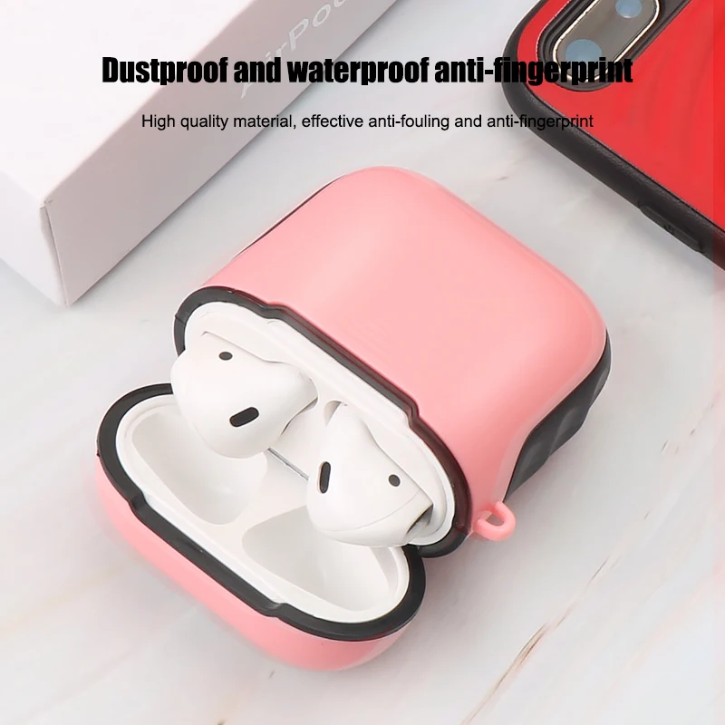 IKSNAIL для AirPods чехол Защитный силиконовый чехол противоударный Earpods чехол для Apple наушники для Airpod зарядное устройство аксессуары
