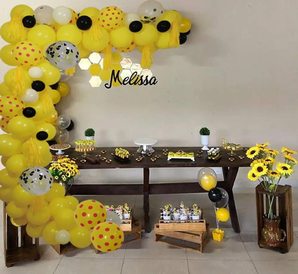 100 шт пчелиная тематика воздушные шары арка и гирлянда для детей Товары дня