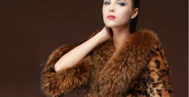 Новинка 2017 модное пикантное пальто с леопардовым принтом из лисьего меха и енота