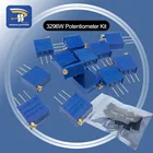 Комплект потенциометров, высокая точность 3296 Вт, переменный резистор 100R -1 м 200R 500R 1k 2k 5K 10K 20K 50K 100K 200k 500k, 1 шт.