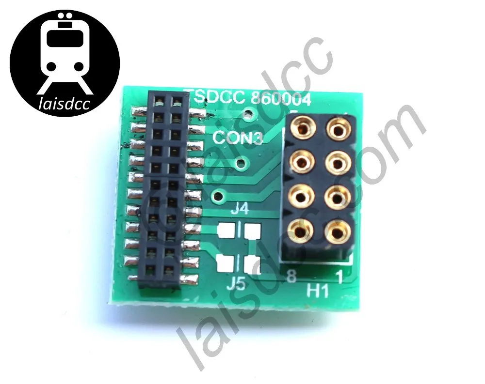 10 шт. DCC 21pin до 8pin адаптер/конвертер. Для locos с 21-контактный розетки для того, чтобы использовать в 8-pin декодер 860004/LaisDcc бренд