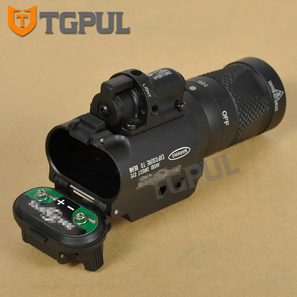 TGPUL Тактический X400V IR пистолет вспышка светильник красный лазерный