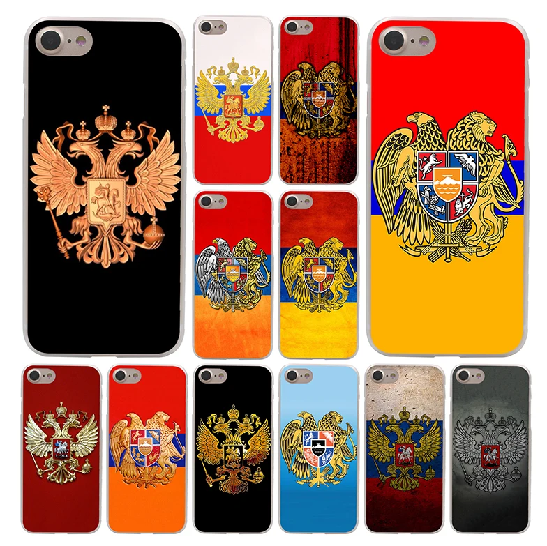 Lavaza Armenia Россия чехол с флагом для Apple iPhone 4 4S 5C 5S SE 6 6S 7 8 Plus 10 X Xr Xs Max 6Plus 7Plus