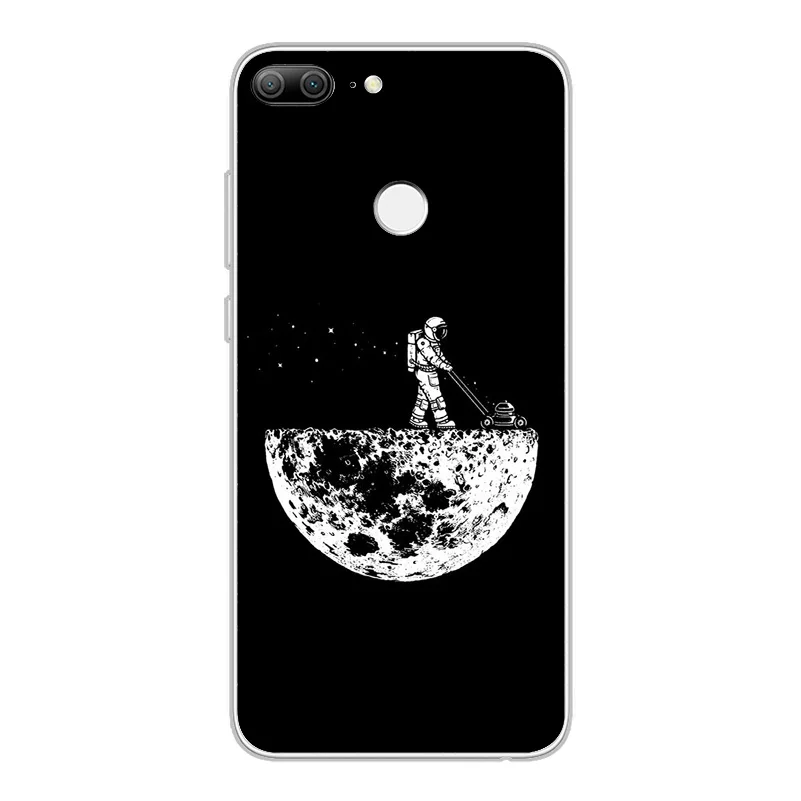 ciciber Cover For Honor 9 10 Lite 7A 8X 8C Pro Play V10 Phone Cases Starry Sky Moon Shell Coque Capa Capinha Soft TPU |