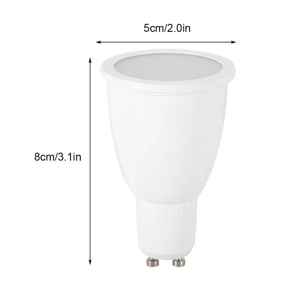 Умная Светодиодная лампа с Wi Fi светодиодная 7 Вт E27 G10 G5.3 совместима Google Home для